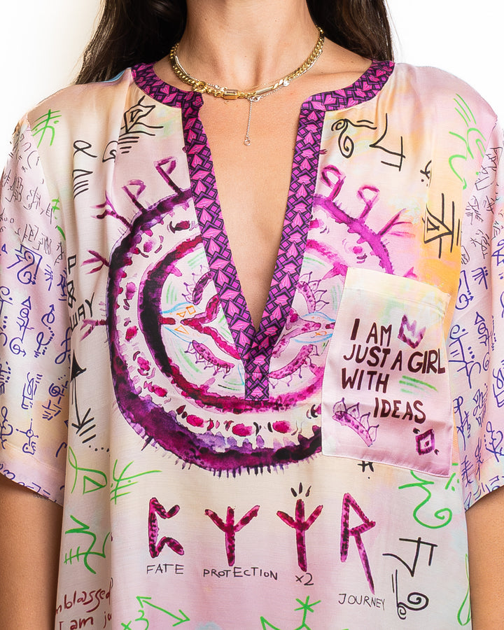 Viscose Shirt in Multicolor by Me 369 - MODA39