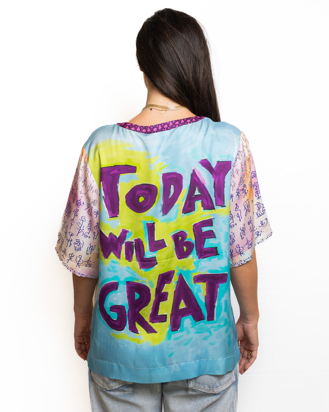 Viscose Shirt in Multicolor by Me 369 - view 2