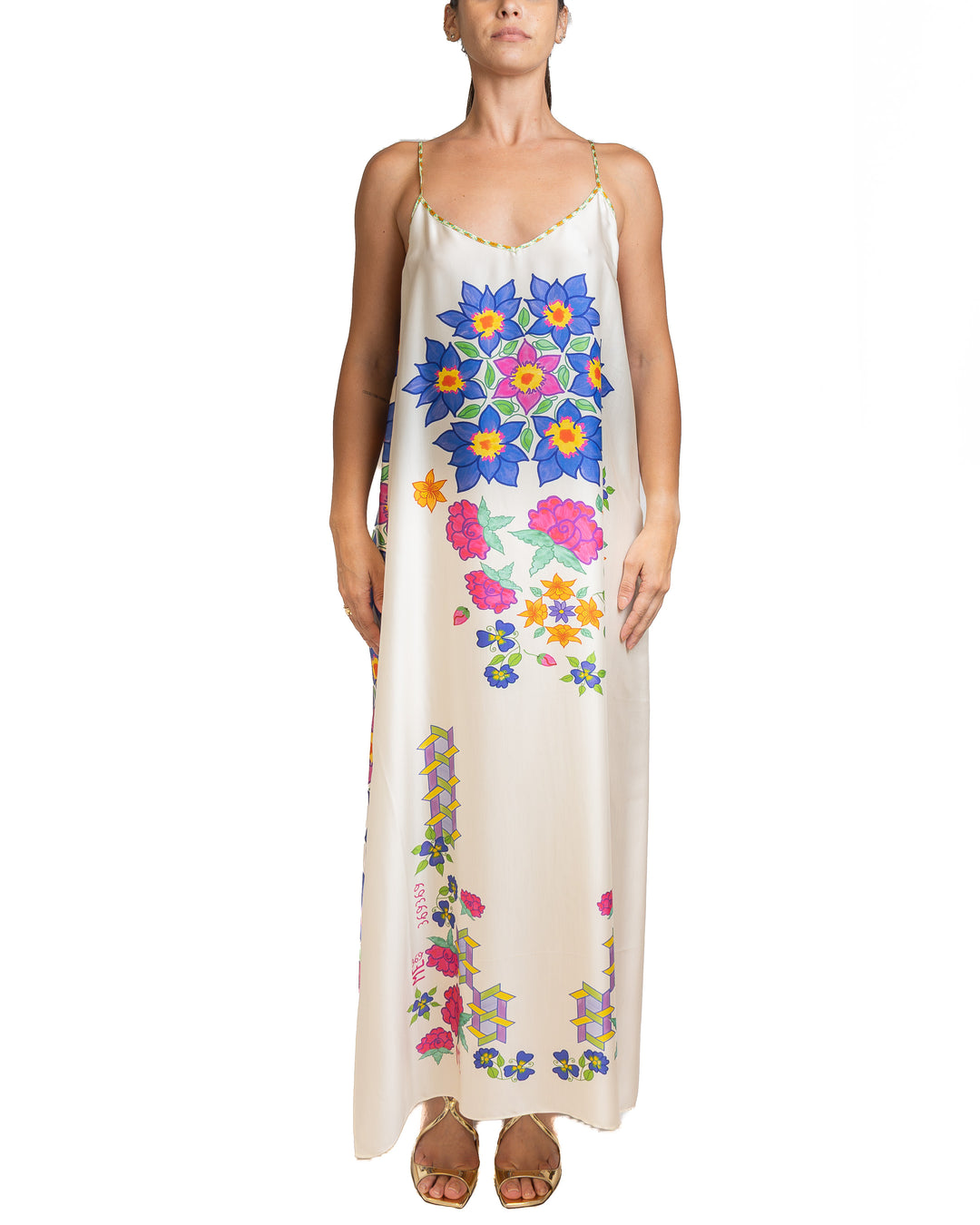 Viscose Dress in Multicolor by Me 369 - view 3