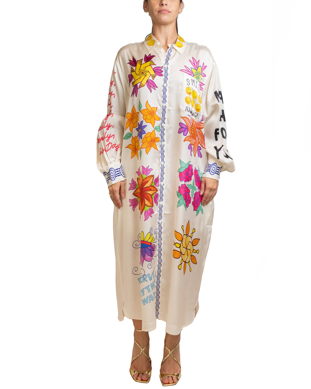 Viscose Dress in Multicolor by Me 369 - view 11