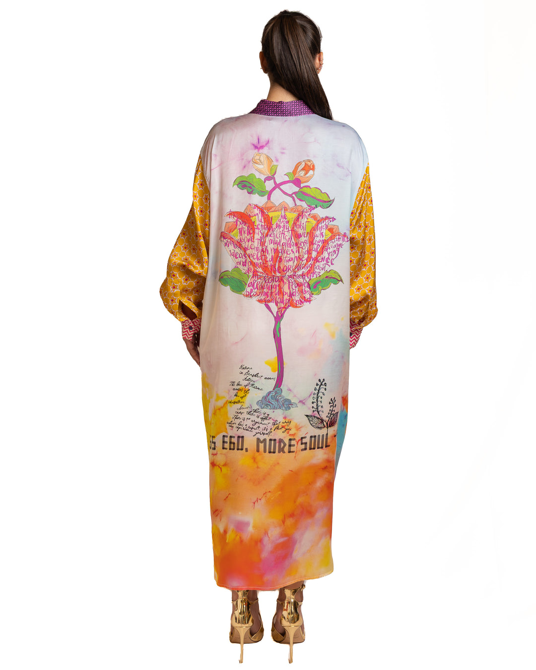 Viscose Dress in Multicolor by Me 369 - view 3