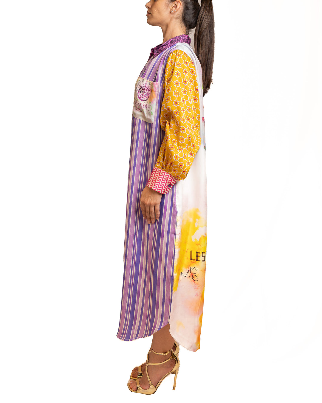 Viscose Dress in Multicolor by Me 369 - view 4