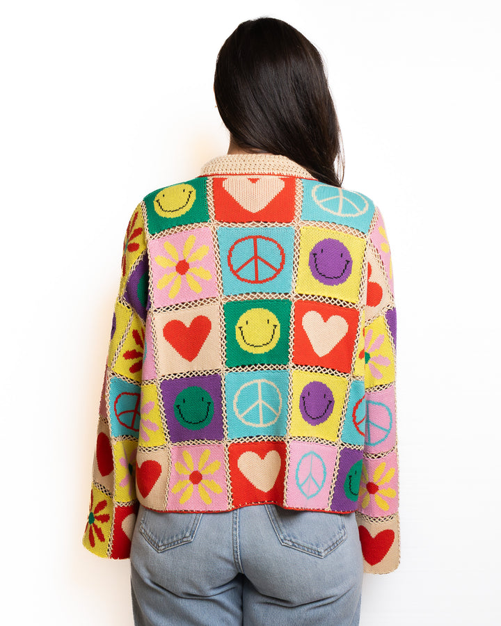 Cotton Jacket in Multicolor by Me 369 - view 3
