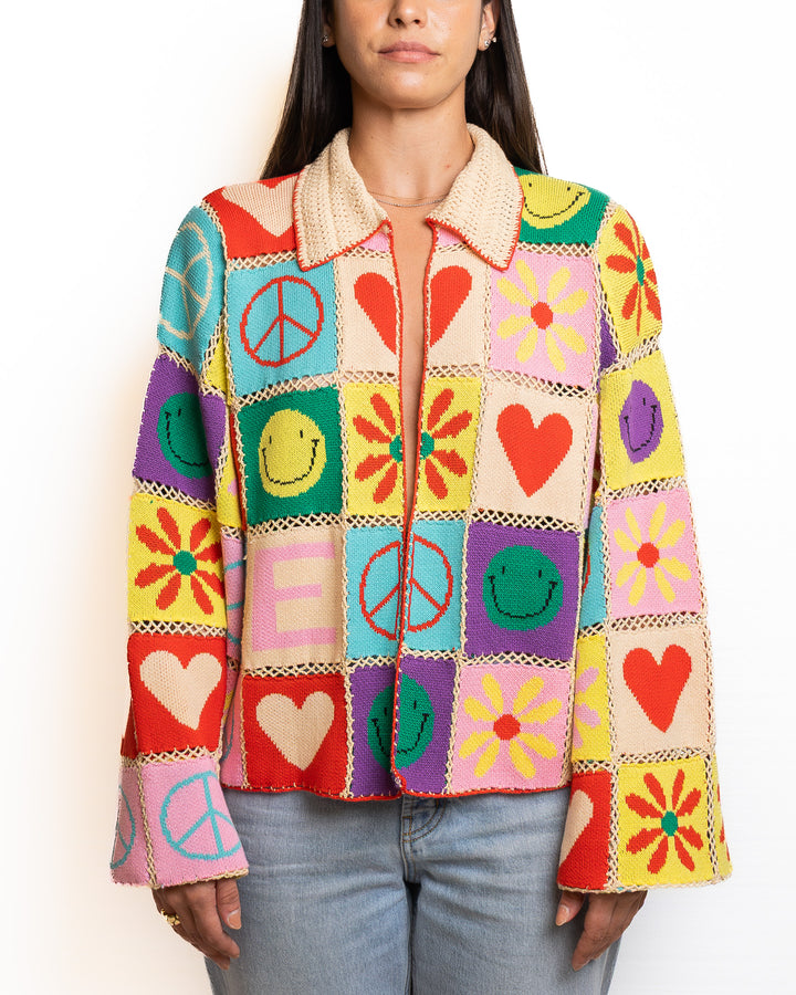Cotton Jacket in Multicolor by Me 369 - view 5
