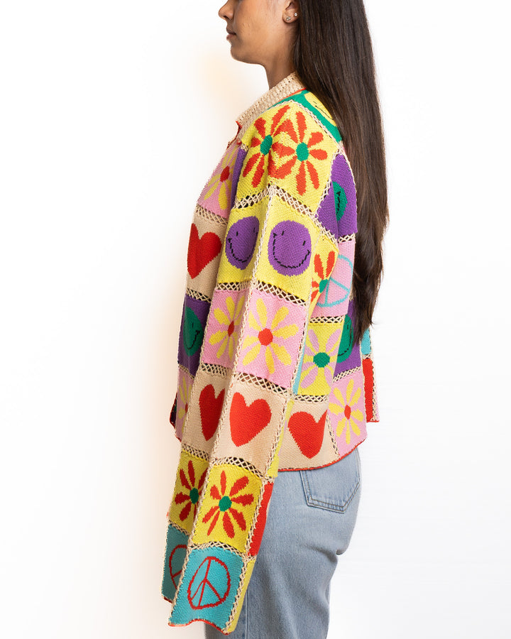 Cotton Jacket in Multicolor by Me 369 - view 8