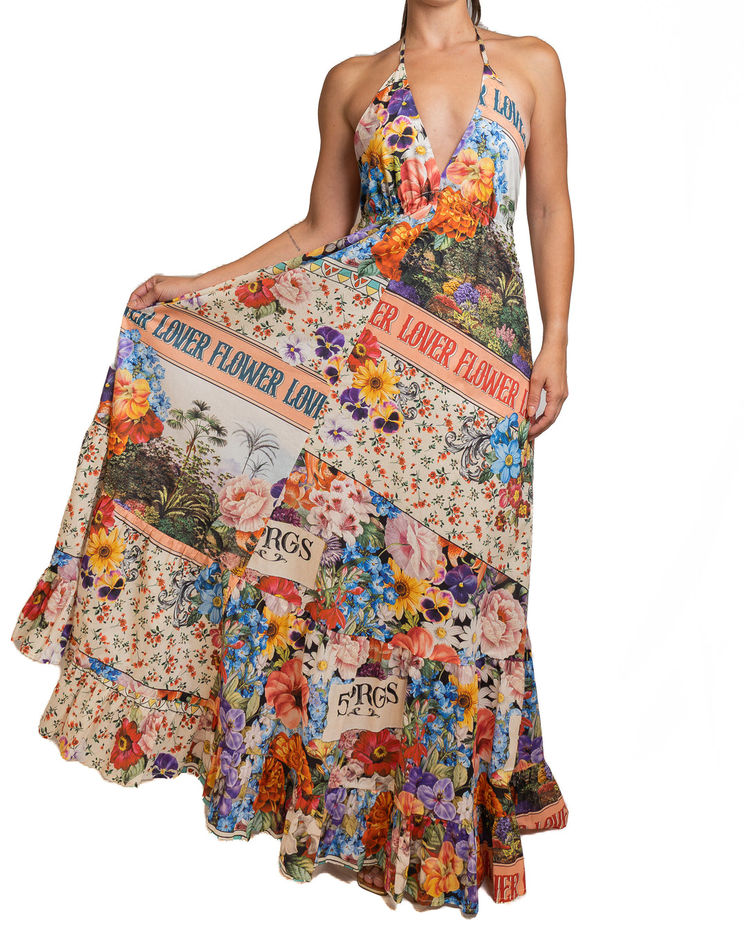 Cotton Dress in Multicolor by 5 Progress - MODA39