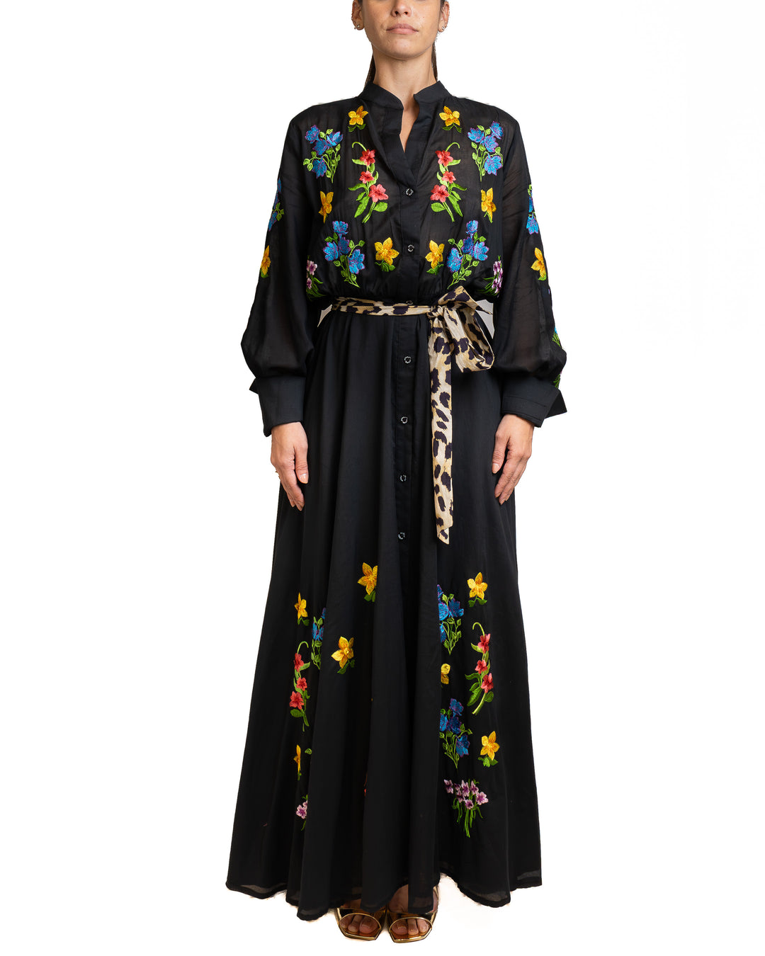Cotton Dress in Black by 5 Progress - view 5