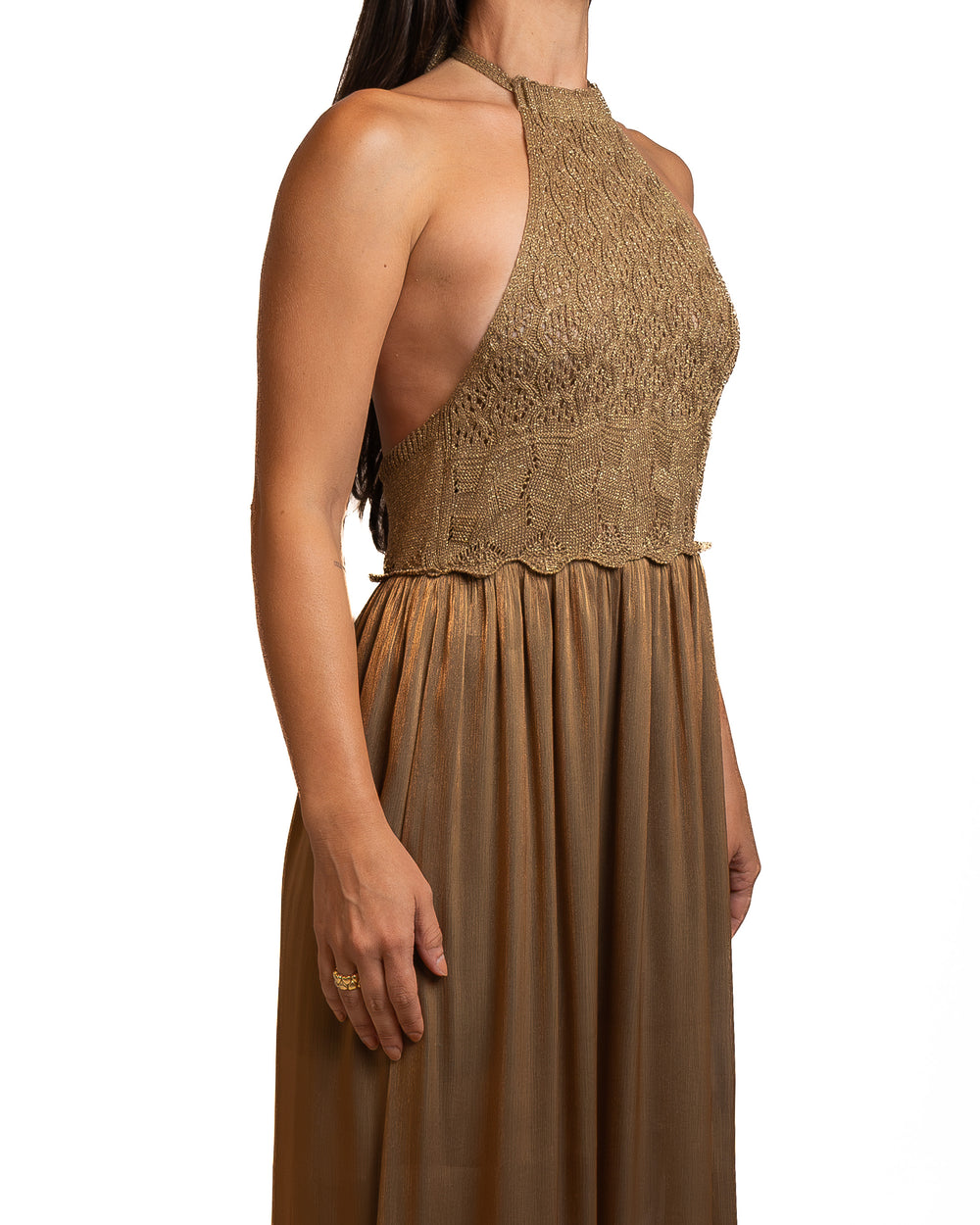 Polyamide Dress in Brown by Seven Sins - view 2