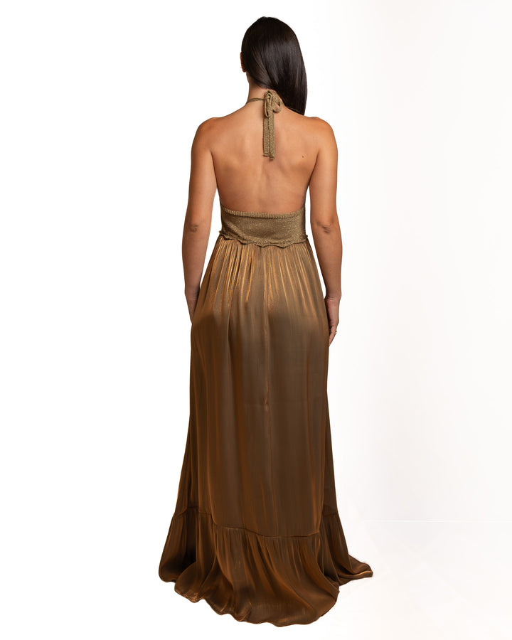 Polyamide Dress in Brown by Seven Sins - view 3