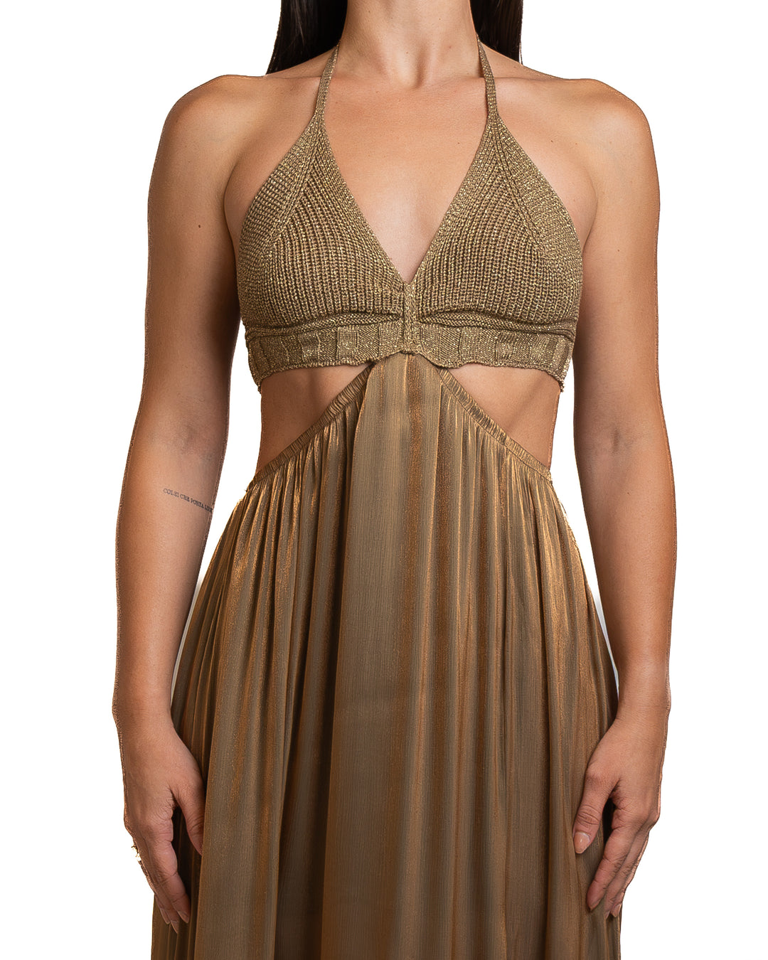 Polyamide Dress in Brown by Seven Sins - MODA39