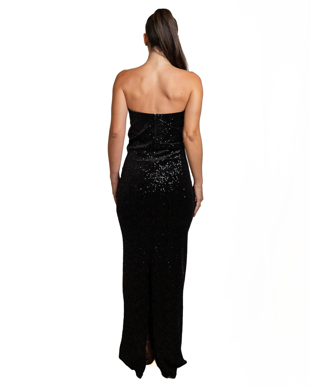 Polyamide Dress in Black by Don&