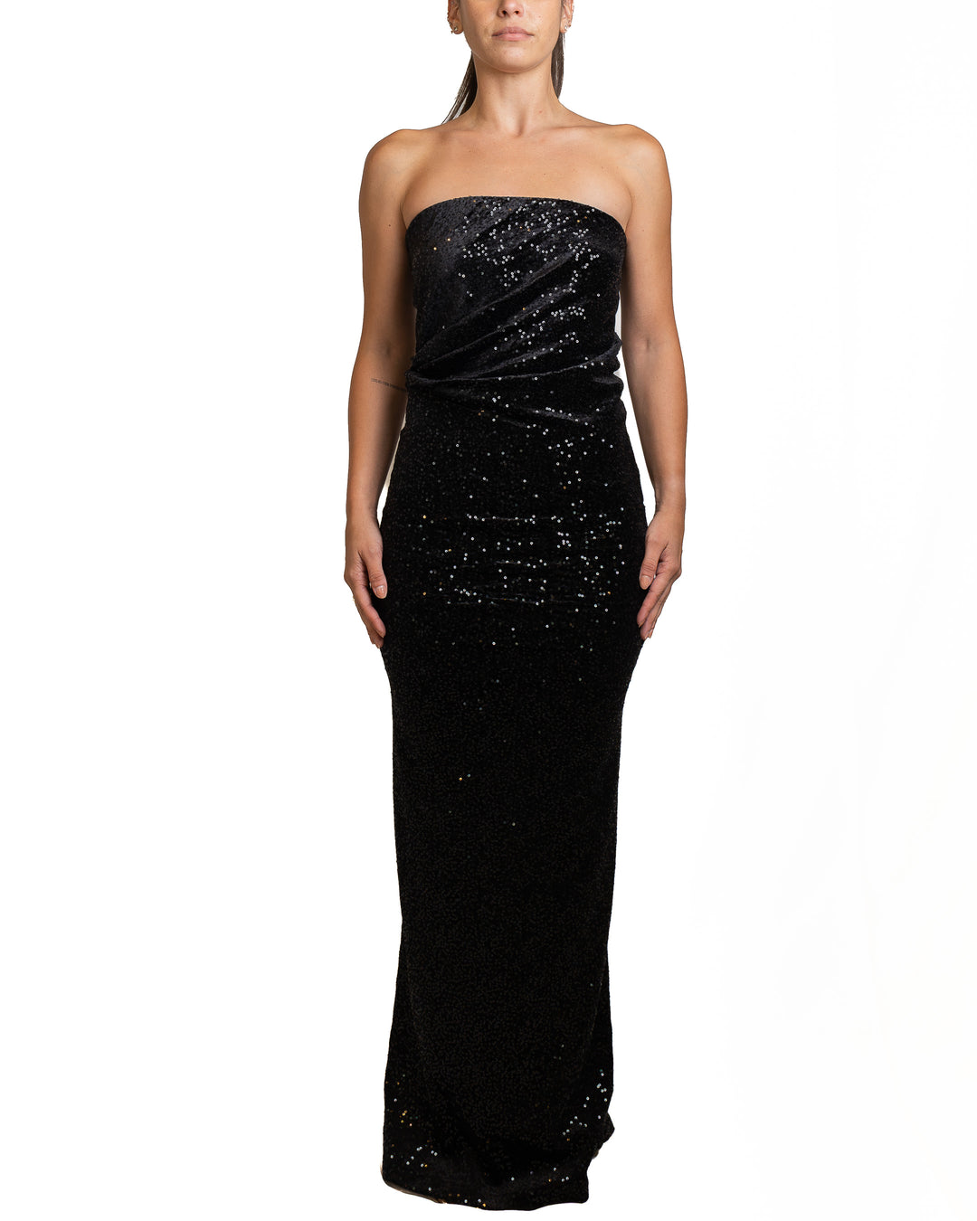 Polyamide Dress in Black by Don&