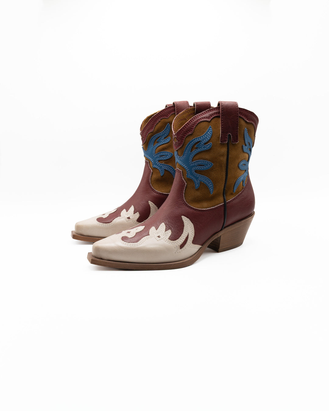 Leather Sandals in Bordoux by Don't @Me - MODA39