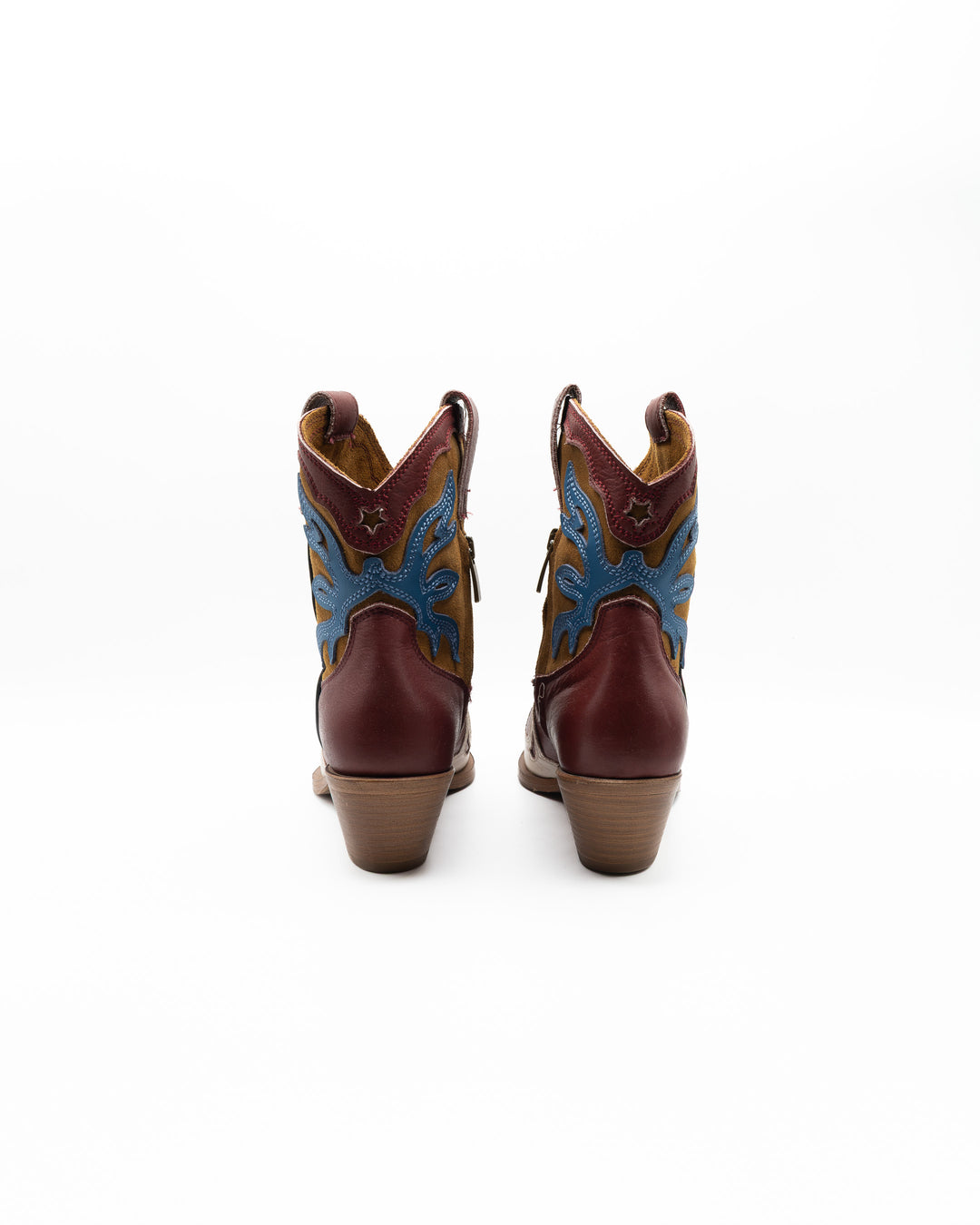 Leather Sandals in Bordoux by Don&