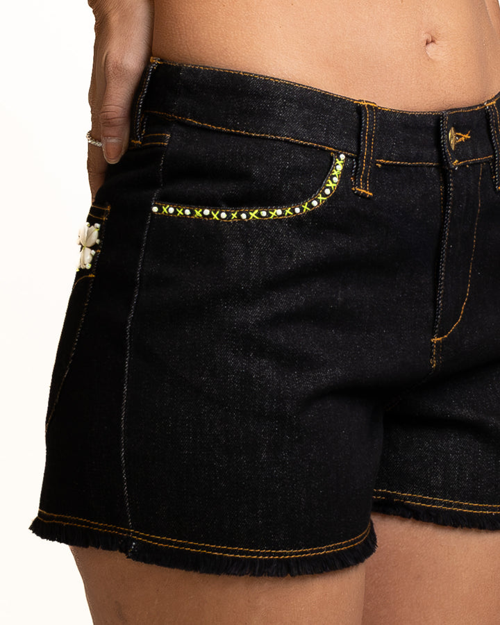 Cotton Pants in Denim by Wild - MODA39