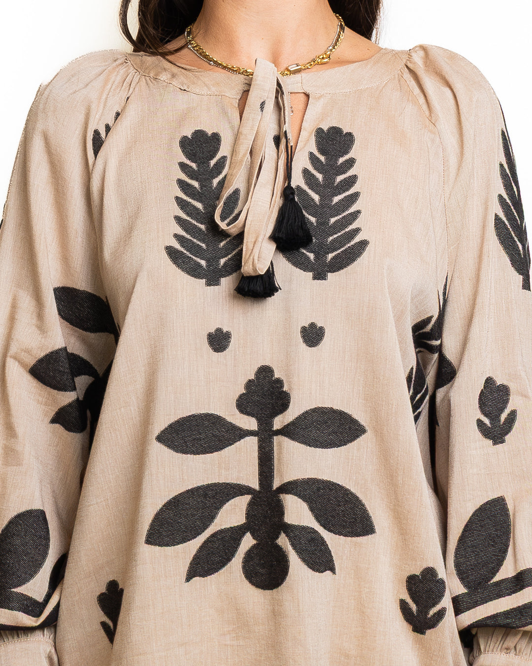 Viscose-Blend Shirt in Brown by Souvenir Clubbing - MODA39