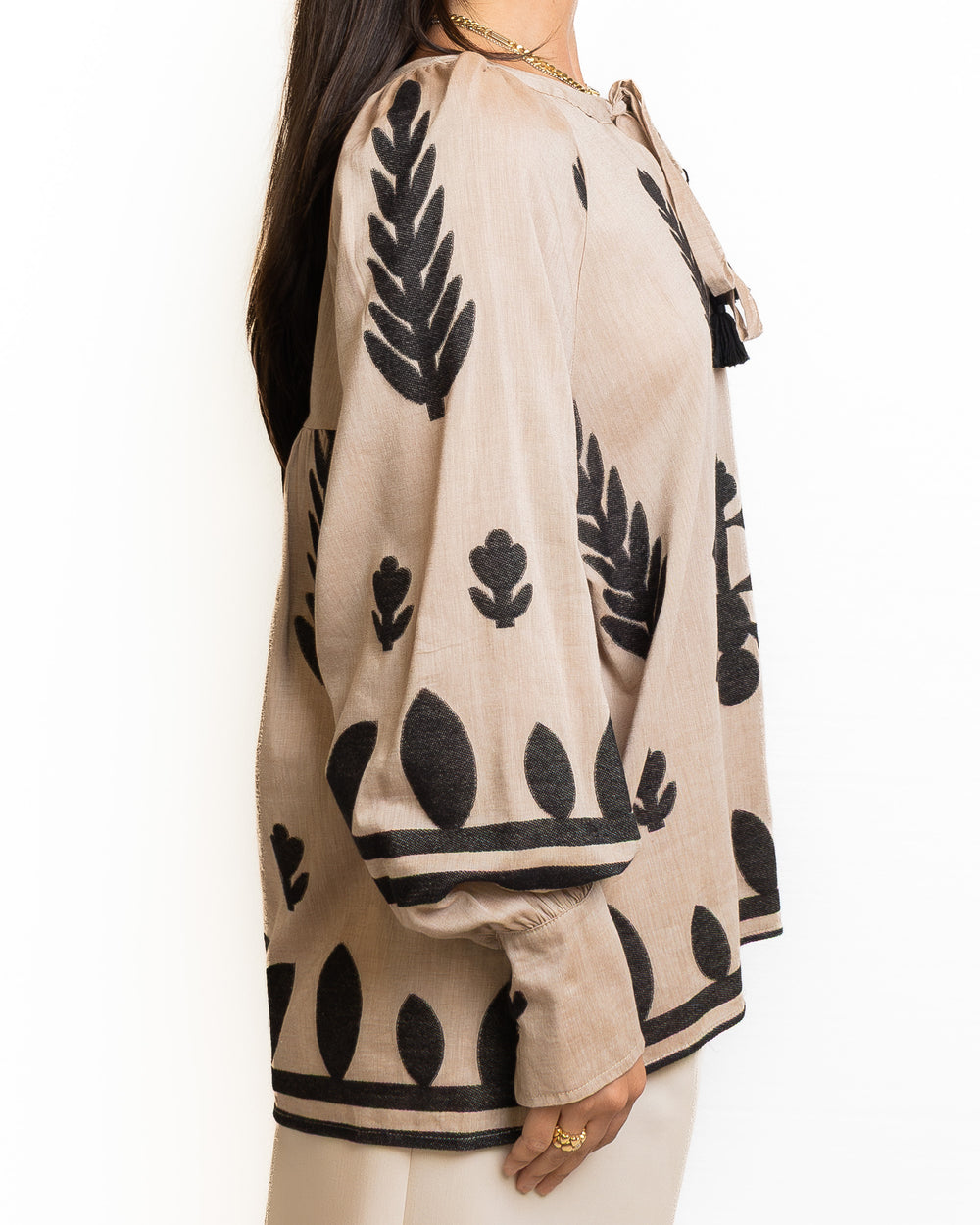 Viscose-Blend Shirt in Brown by Souvenir Clubbing - view 2