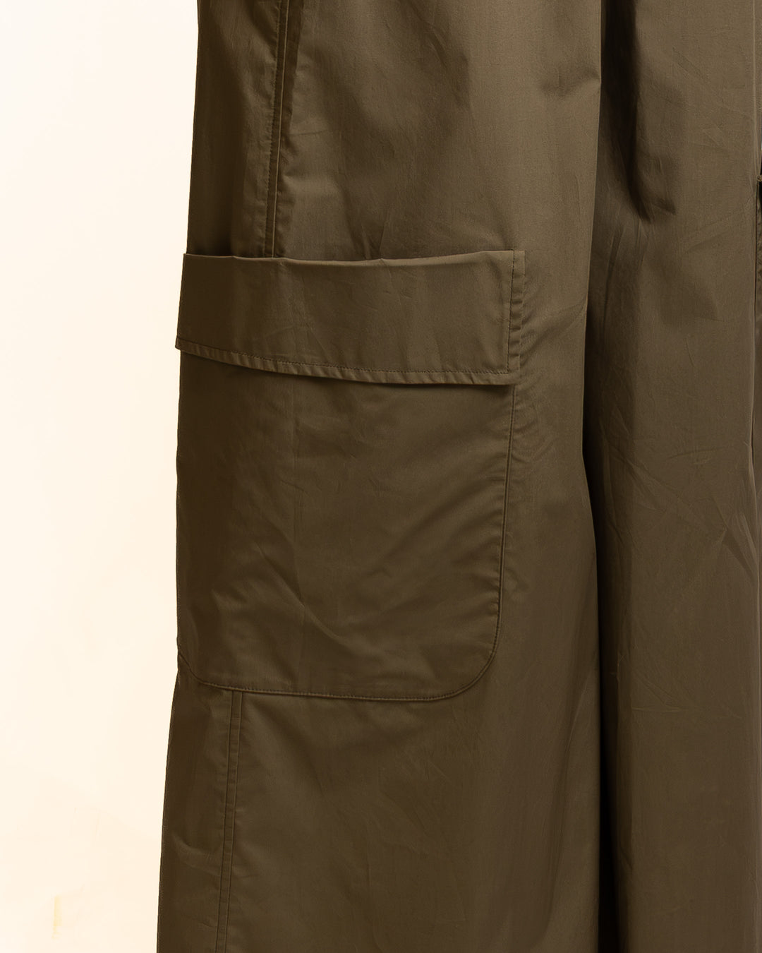 Cotton Pants in Military Green by Souvenir Clubbing - view 2