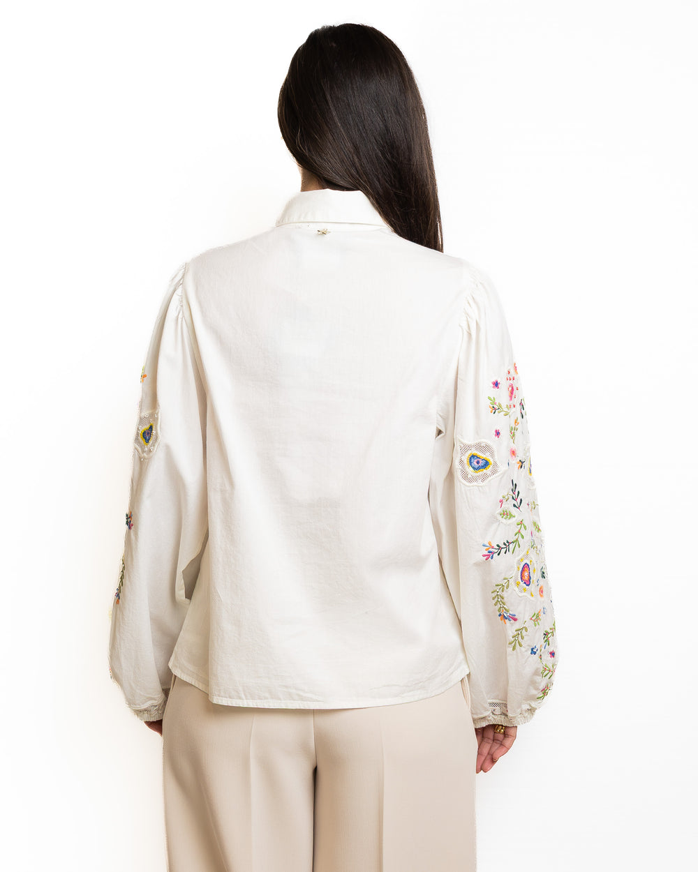 Cotton Shirt in White by Souvenir Clubbing - view 2