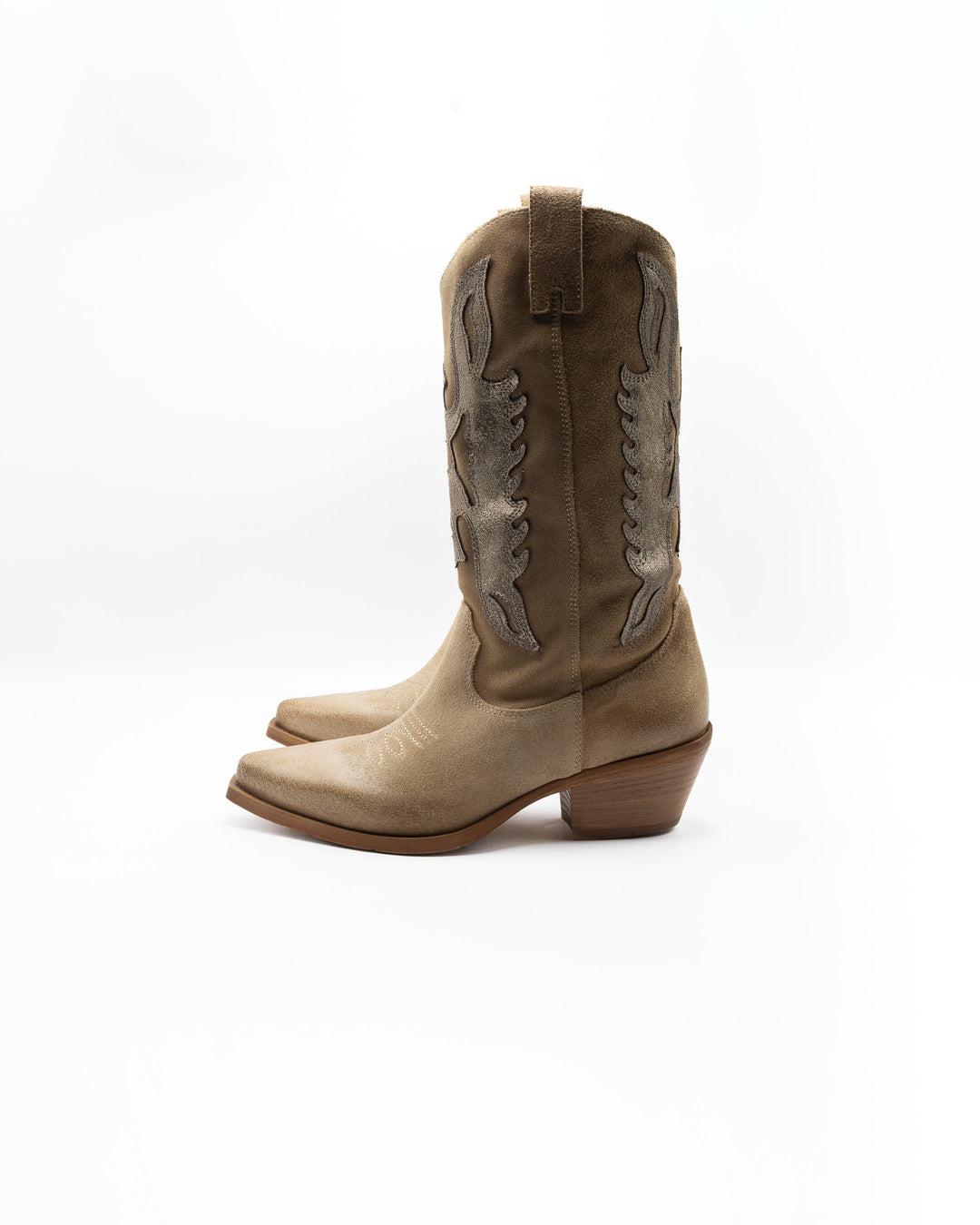 Camoscio Sandals in Beige by Don&