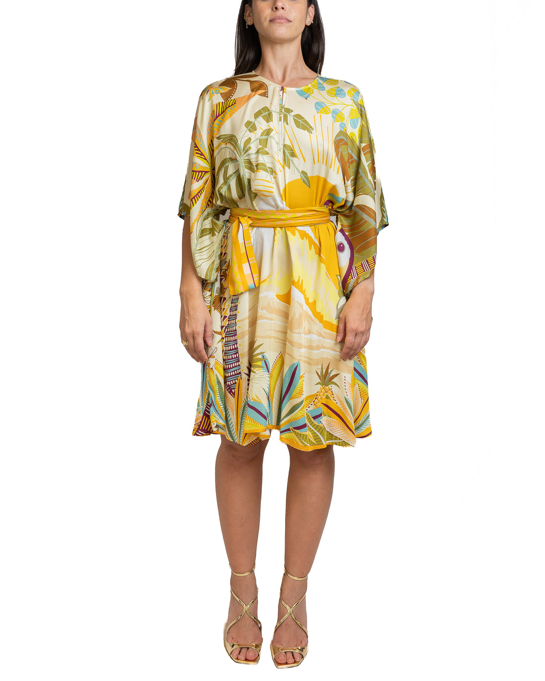 Viscose Dress in Multicolor by Wild - view 4