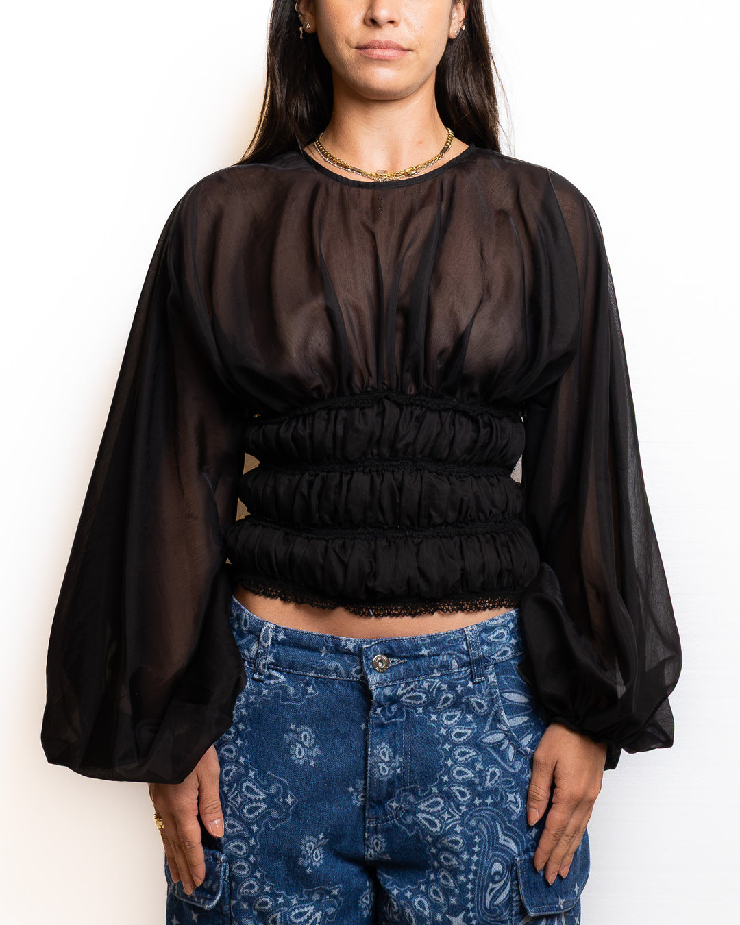Tencel-Blend Shirt by Souvenir Clubbing - view 3