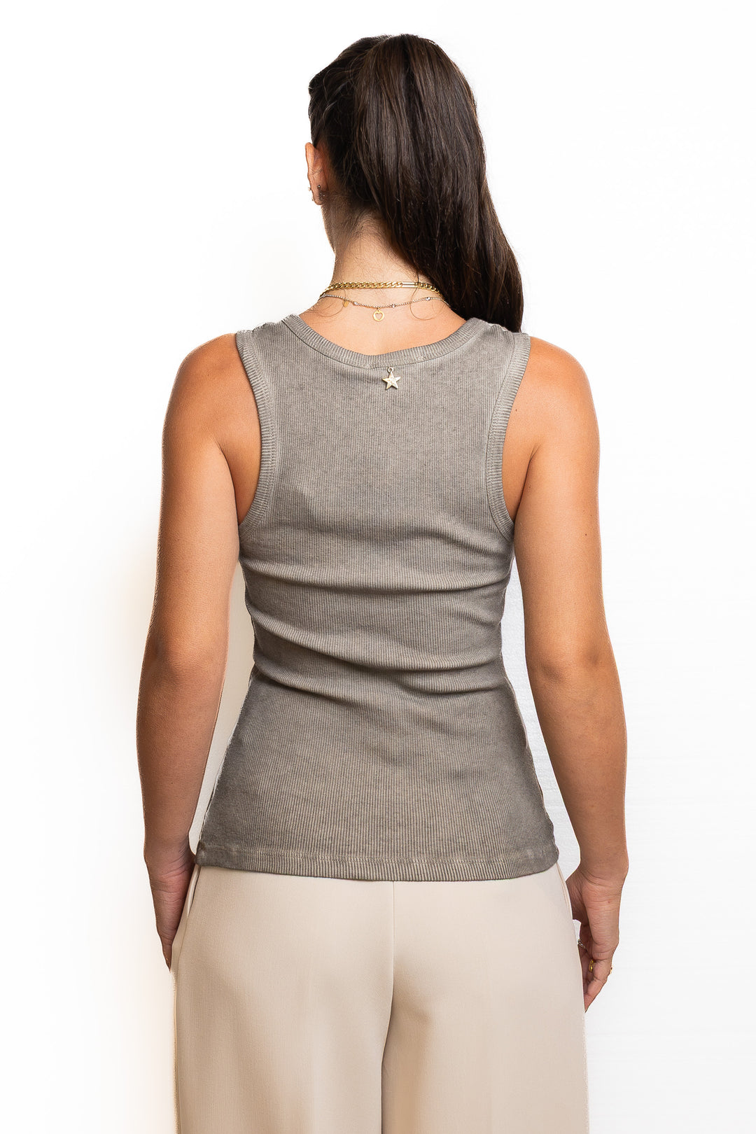 Cotton Top in Grey by Souvenir Clubbing - view 3