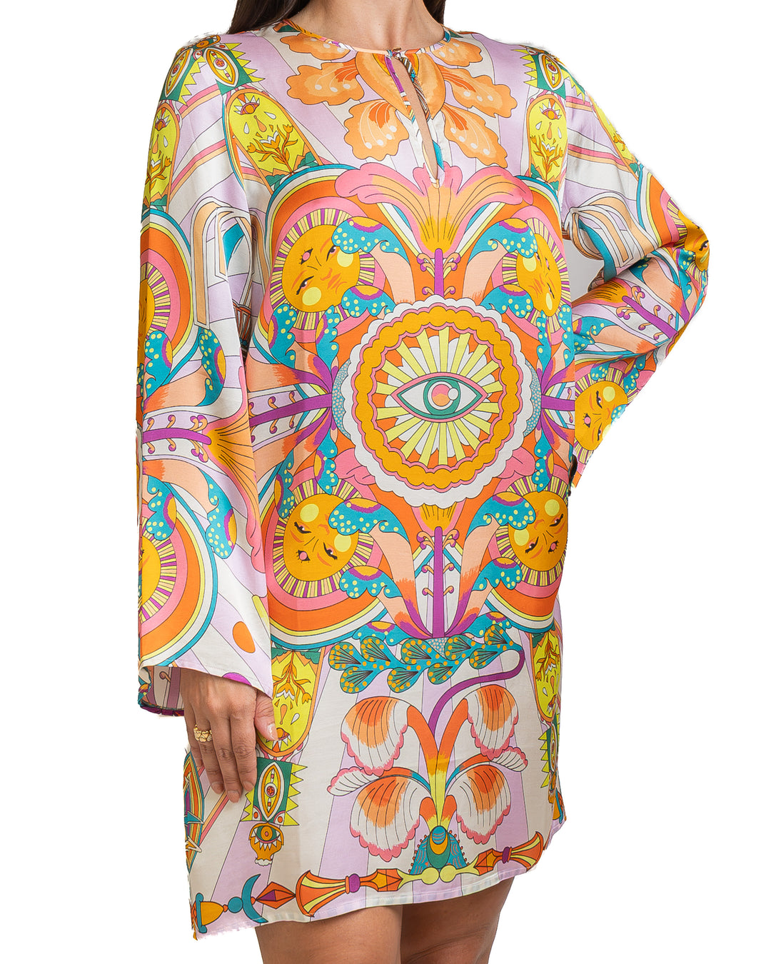 Viscose-Blend Dress in Pink by Wild - MODA39