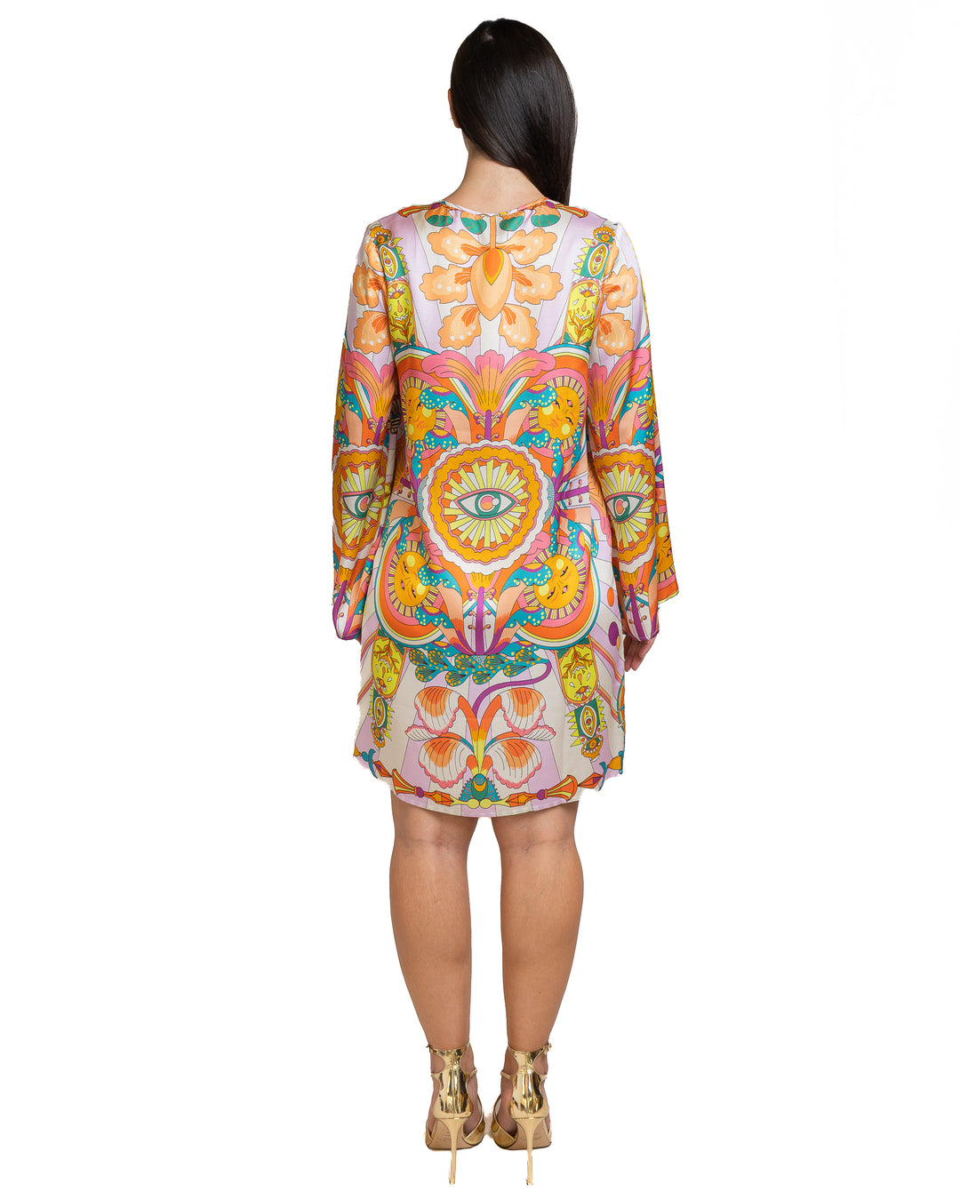 Viscose-Blend Dress in Pink by Wild - view 2