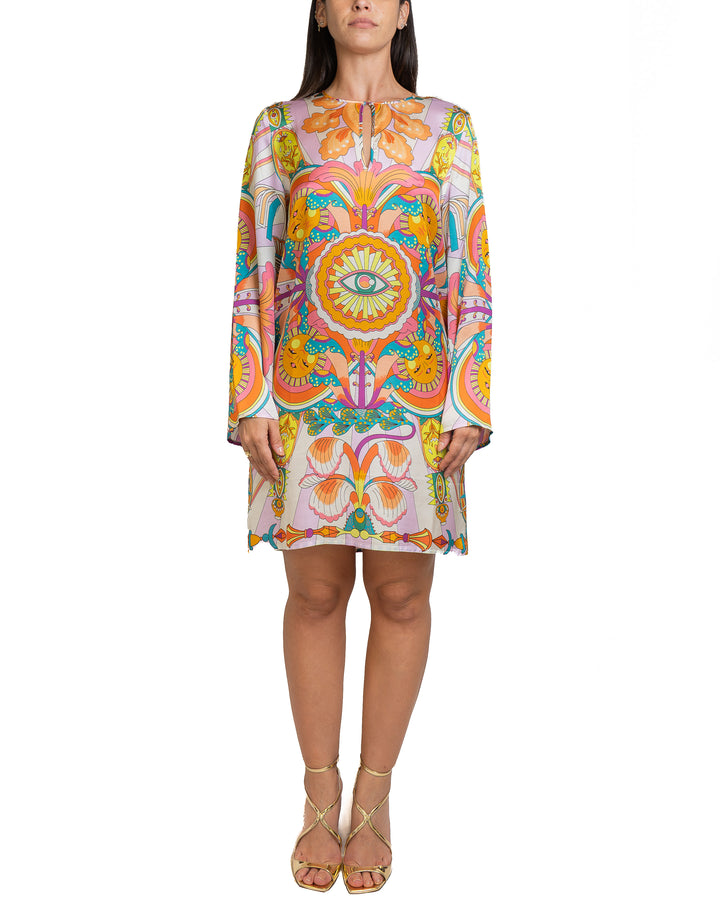 Viscose-Blend Dress in Pink by Wild - view 4