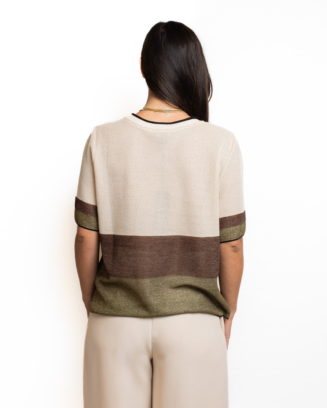 Cotton-Blend Shirt by Tricot Chic - MODA39