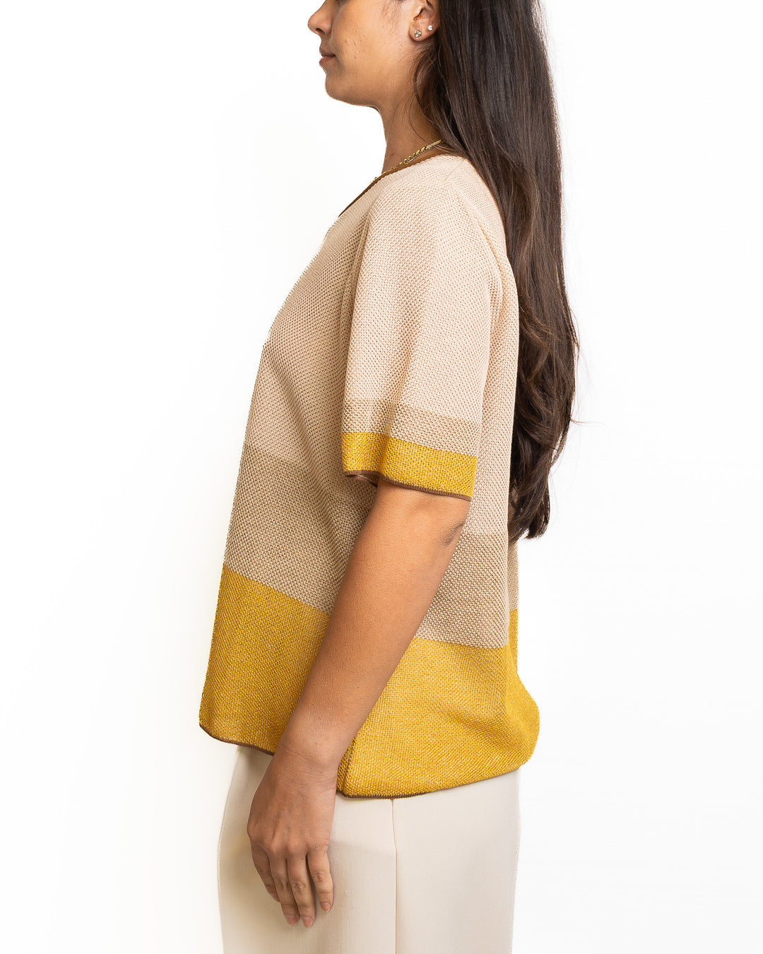 Cotton-Blend Shirt by Tricot Chic - view 3