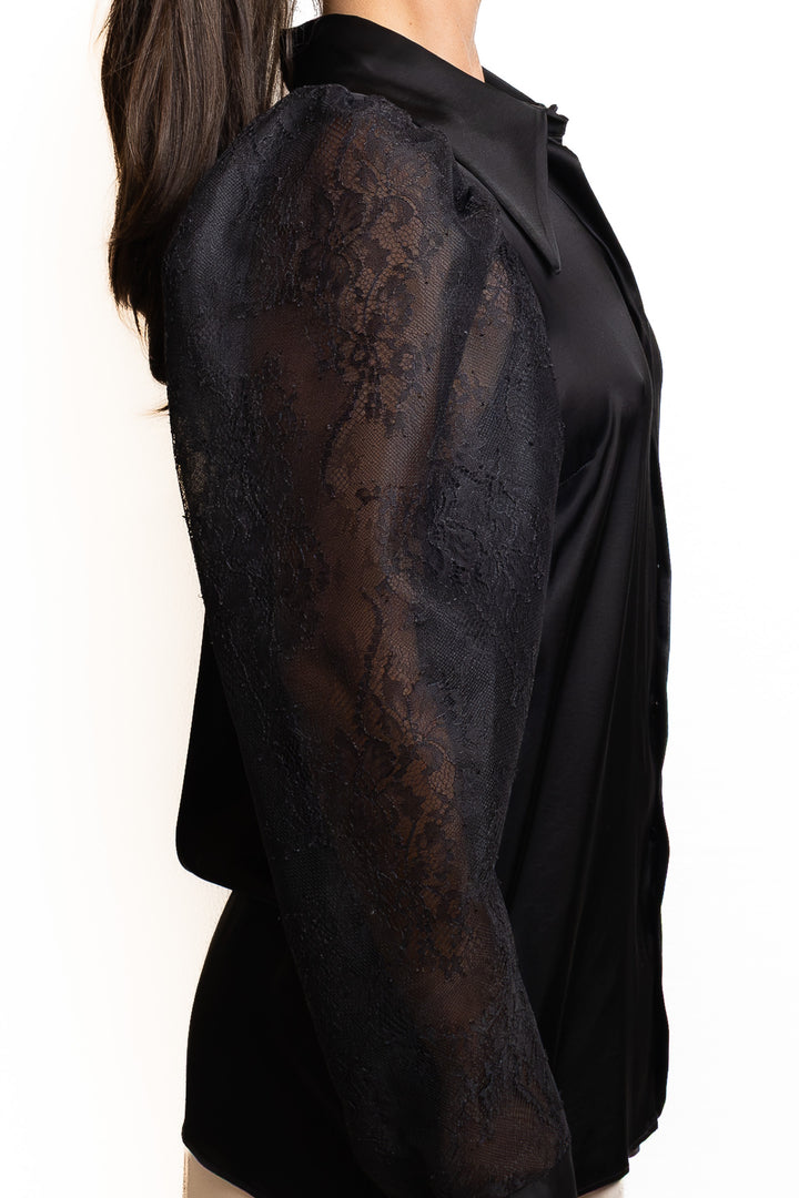 Viscose Shirt in Black by Dahlo - view 3