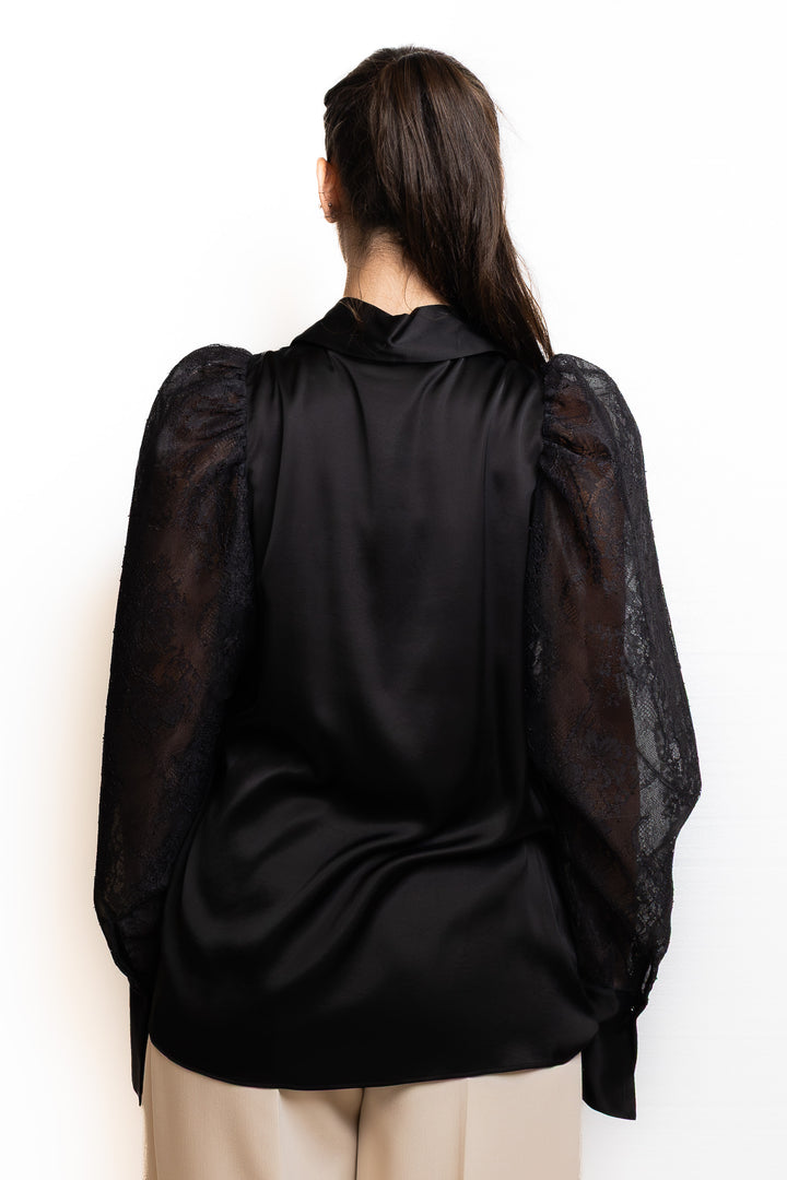 Viscose Shirt in Black by Dahlo - view 4