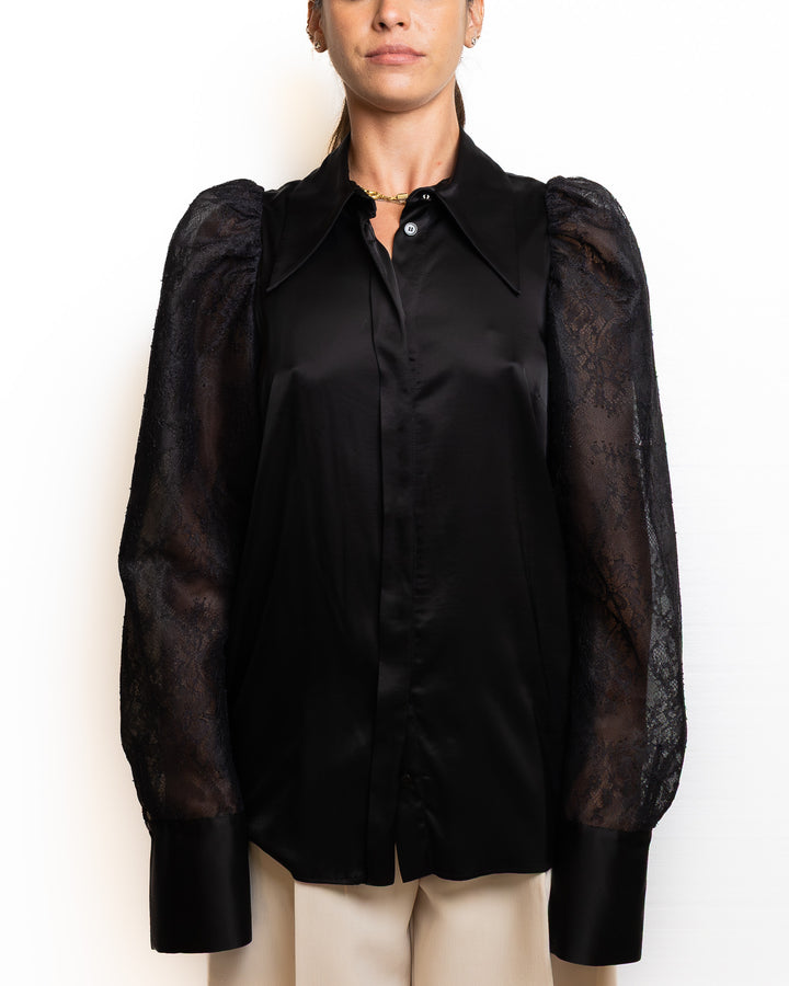 Viscose Shirt in Black by Dahlo - view 6