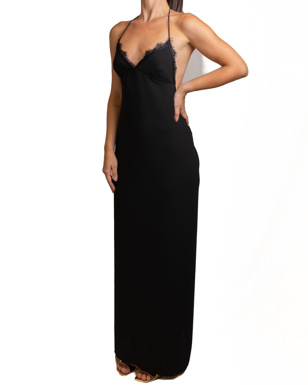 Polyamide Dress in Black by Dahlo - view 2