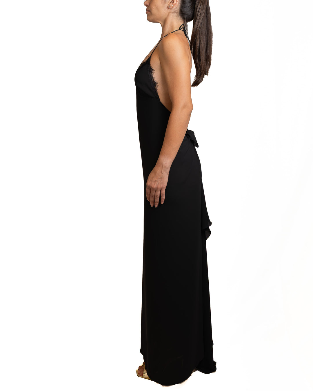 Polyamide Dress in Black by Dahlo - view 5