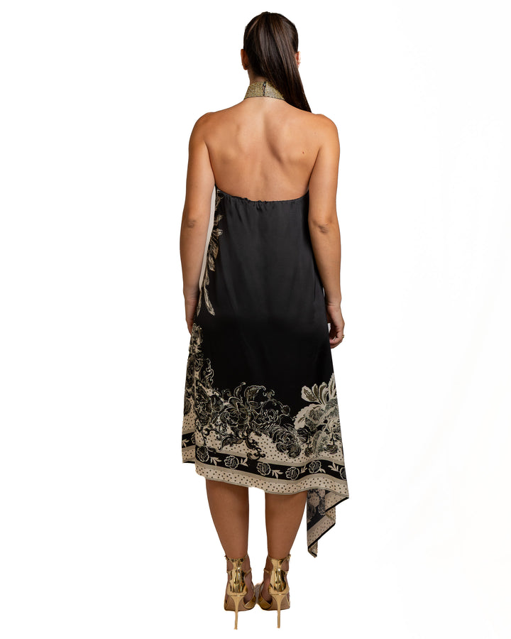 Viscose Dress in Black by Dahlo - view 3