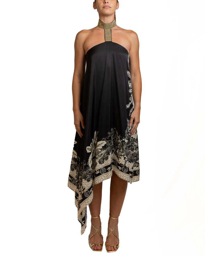 Viscose Dress in Black by Dahlo - view 5