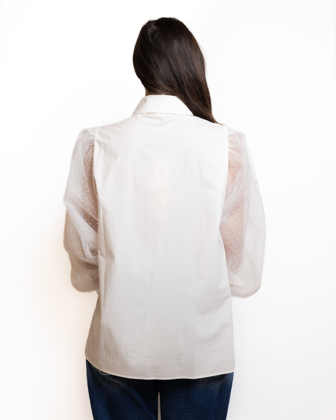 Cotton Shirt in White by Dahlo - view 2