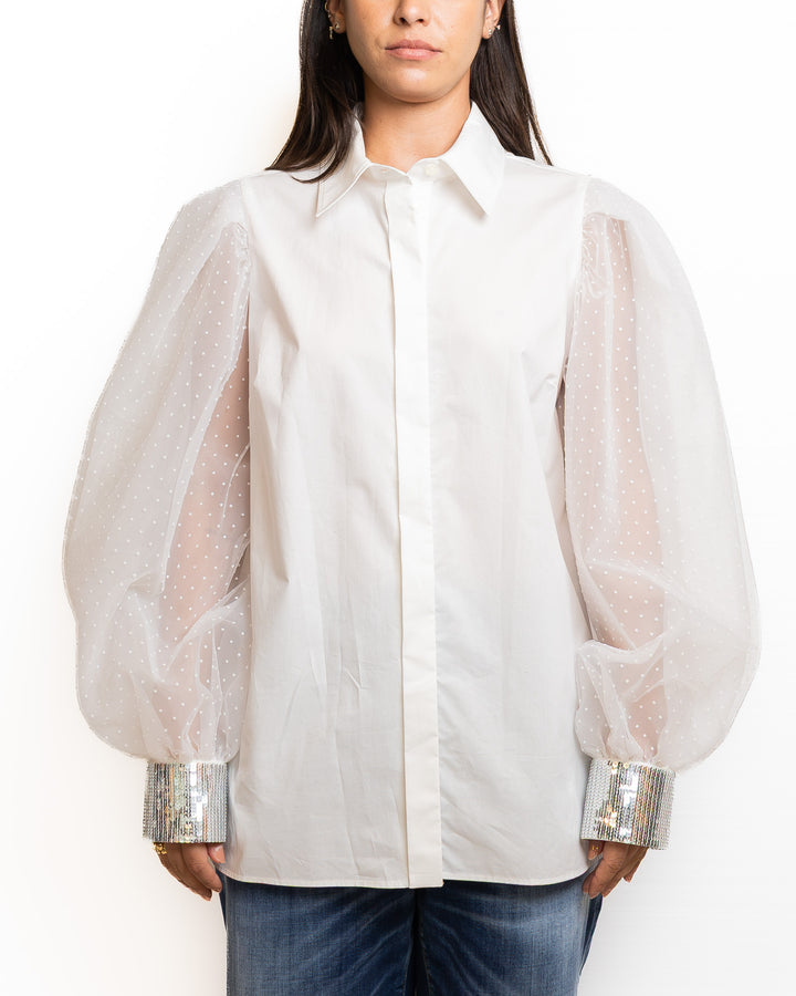 Cotton Shirt in White by Dahlo - view 6