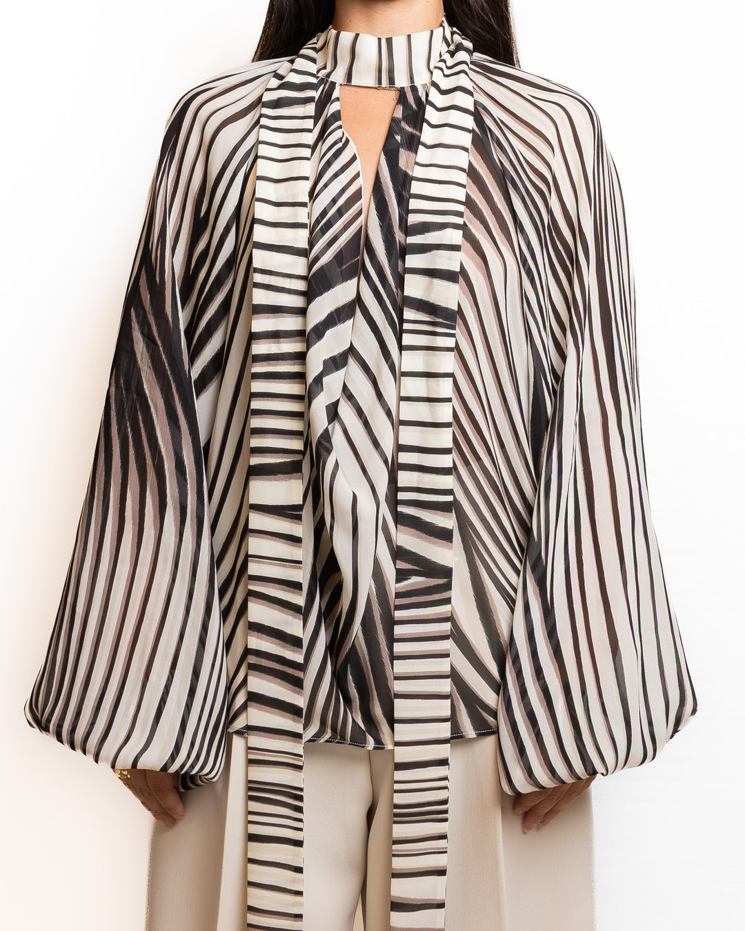 Viscose Shirt in Zebra by Dahlo - MODA39