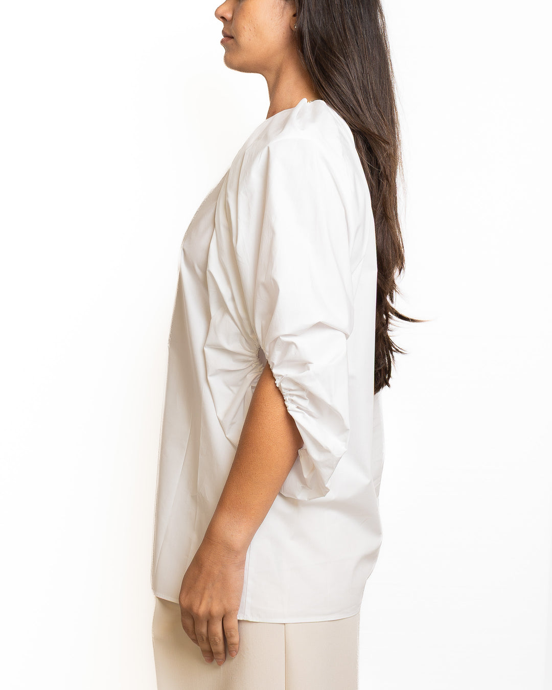 Cotton Shirt in White by Dahlo - view 5