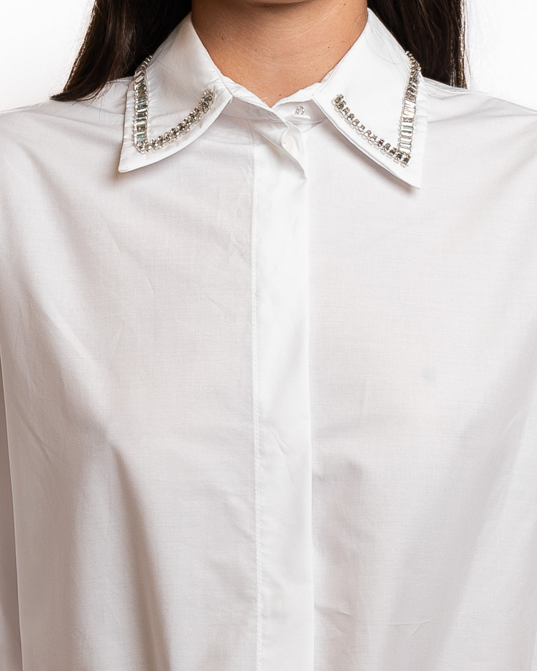 Cotton Shirt in White by Dahlo - view 5