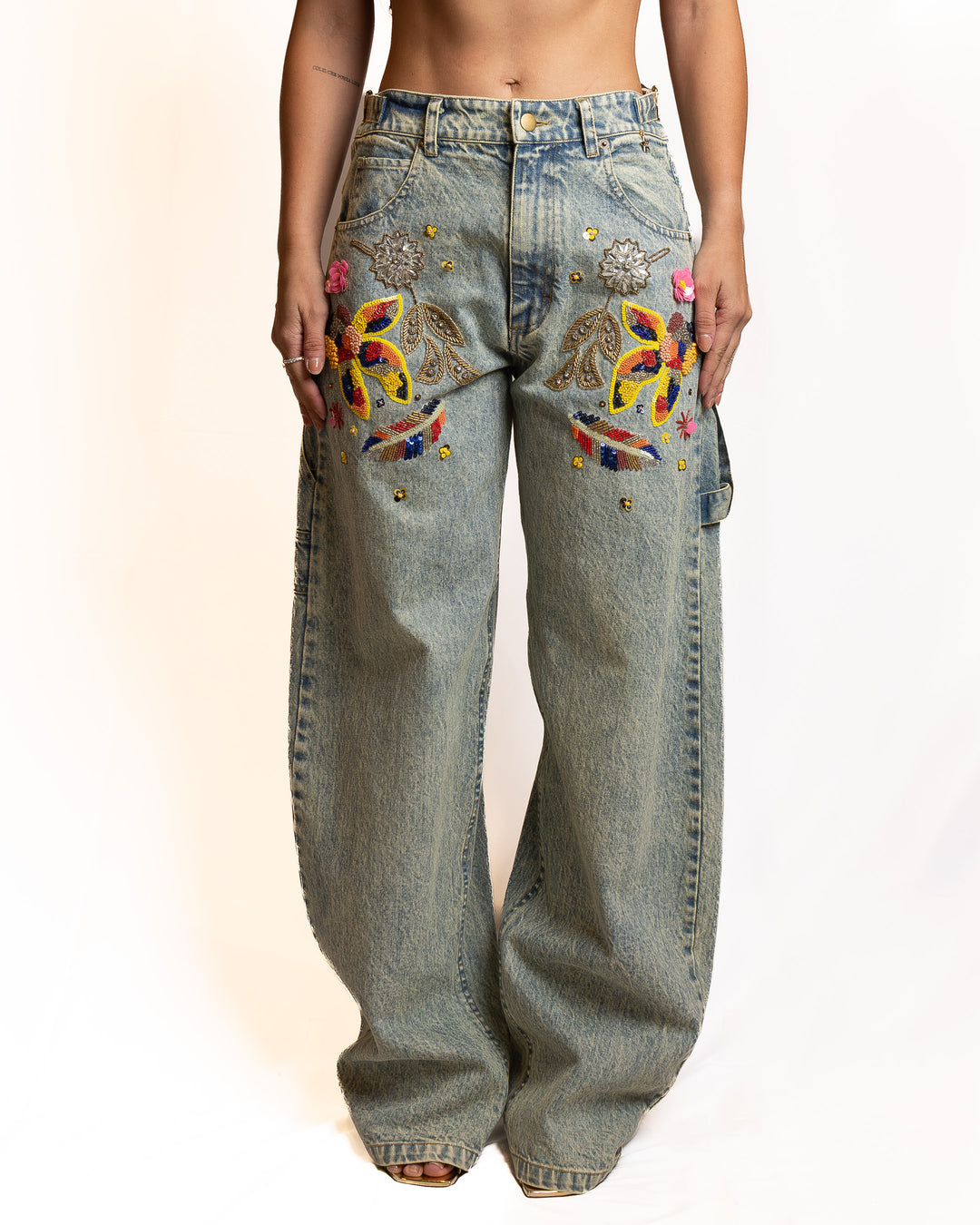 Cotton Jeans in Denim by Souvenir Clubbing - MODA39