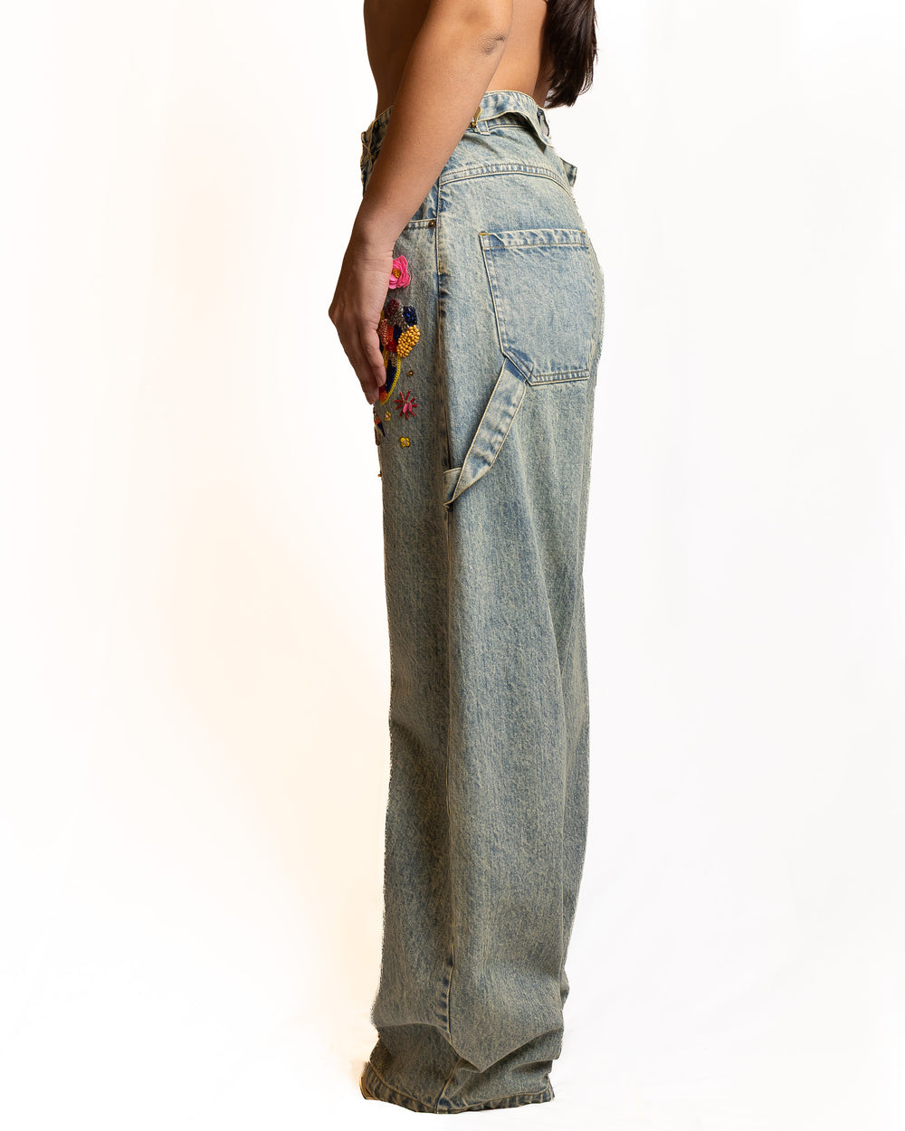 Cotton Jeans in Denim by Souvenir Clubbing - view 2